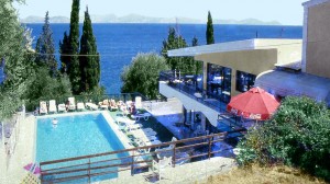 pool at korfu hotel, Greece
