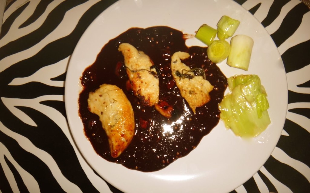 My Seattle-made mole with cilantro lime chicken